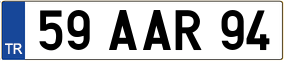 Truck License Plate